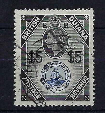 Image of British Guiana/Guyana SG 345a FU British Commonwealth Stamp